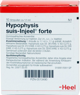 HYPOPHYSIS SUIS Injeel forte Ampullen