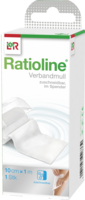 RATIOLINE acute Verbandmull 10 cmx1 m gerollt