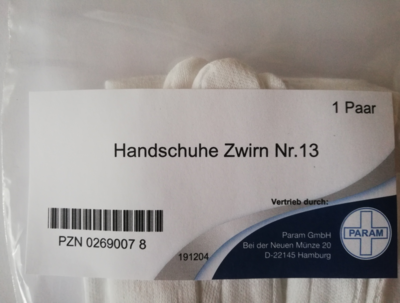 HANDSCHUHE Zwirn Gr.13