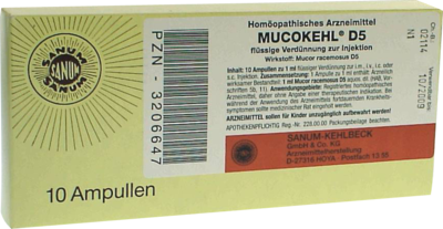 MUCOKEHL D 5 Ampullen