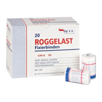 ROGGELAST Fixierbinden 4 cmx4 m in Cellophan