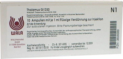 THALAMUS GL D 30 Ampullen