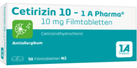 CETIRIZIN 10-1A Pharma Filmtabletten