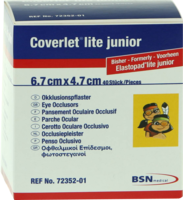 COVERLET lite junior Augenokkluionsfpl.47x67 mm