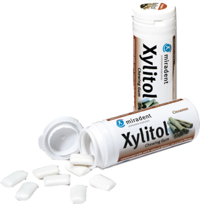 MIRADENT Xylitol Chewing Gum Zimt