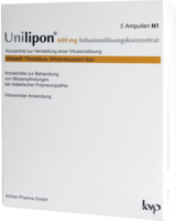 UNILIPON 600 Infusionslösungskonzentrat