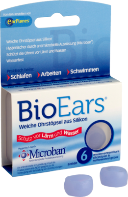 BIOEARS Silikon Ohrstöpsel antimikrobielle