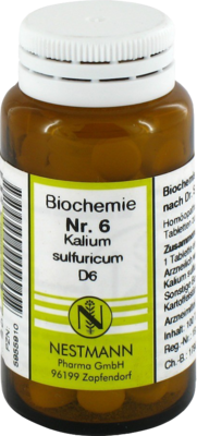 BIOCHEMIE 6 Kalium sulfuricum D 6 Tabletten