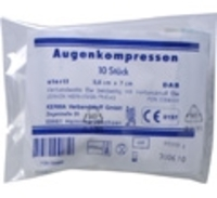 AUGENKOMPRESSEN 5,8x7 cm steril