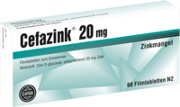 CEFAZINK 20 mg Filmtabletten