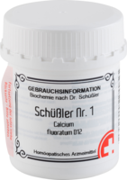 SCHÜSSLER NR.1 Calcium fluoratum D 12 Tabletten