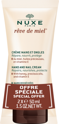 NUXE Reve de Miel Creme Mains et Ongles duo