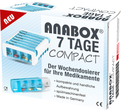 ANABOX Compact 7 Tage Wochendosierer blau/weiß