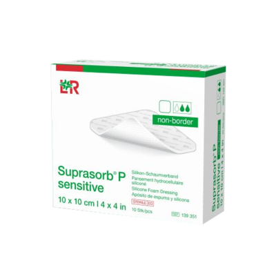 SUPRASORB P sensitive PU-Schaumv.non-bor.10x10cm