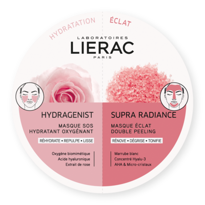 LIERAC Masken Hydragenist+Supra Radiance Ges.M.