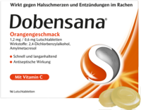 DOBENSANA Orangengeschmack 1,2mg/0,6mg Lutschtabl.